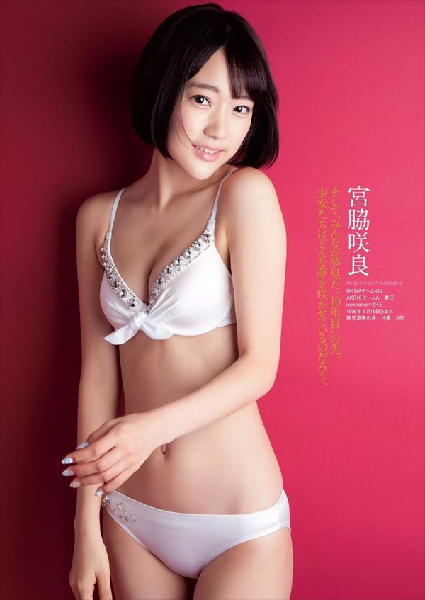 【グラビアエロ画像】HKT宮脇咲良のセクシー水着姿がエロ可愛いｗｗｗｗ（54枚） 39
