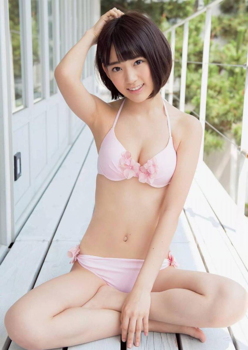 【グラビアエロ画像】HKT宮脇咲良のセクシー水着姿がエロ可愛いｗｗｗｗ（54枚） 45