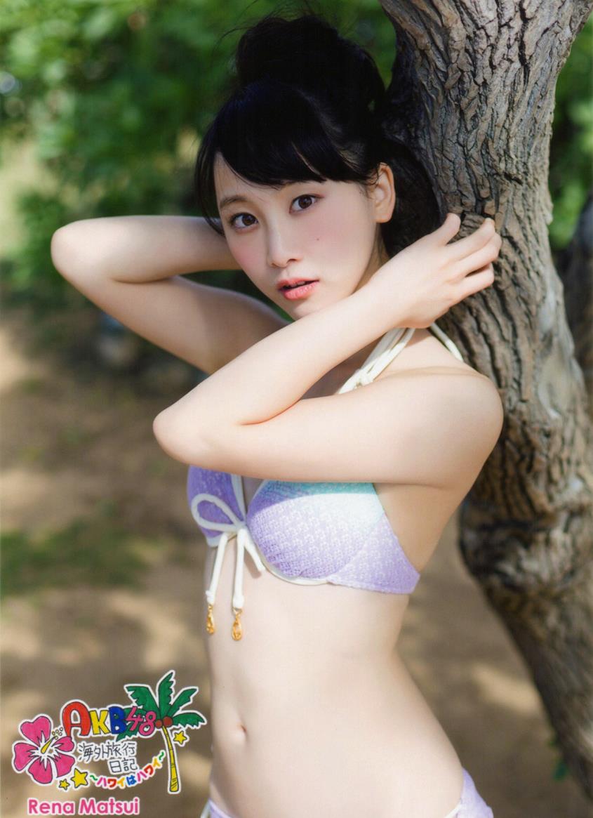 【グラビアエロ画像】SKEの松井玲奈ちゃんの清楚すぎるグラビア！水着や下着など色々あります 32