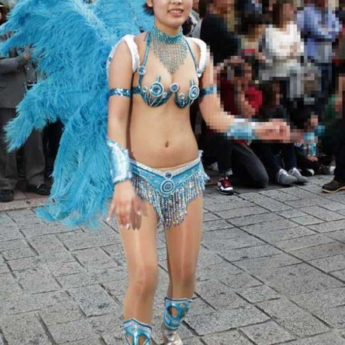 【サンバカーニバルエロ画像】日本のサンバカーニバルがほぼ公然ワイセツww超エロい国内サンバカーニバル出演娘の画像50選！ 34